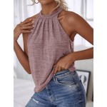 Keyhole Back Halter Top